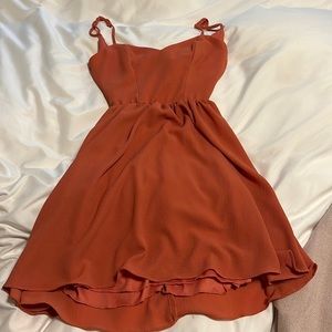 Tie Back Dress